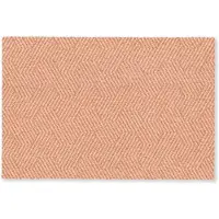 MuchoWow Deurmat 90x60 cm - Droogloopmat Oranje - Strepen - Patroon - Mat voor binnen - Schoonloopmat - Deurmatten met print - Inloopmat