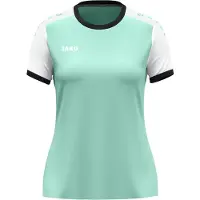 Jako Dynamic Shirt Korte Mouw Dames - Munt / Wit / Marine | Maat: L