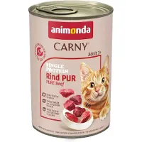Animonda Carny 6x400g Single Protein Adult puur Rund Kattenvoer