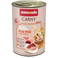 Animonda Carny 24x400g Single Protein Adult puur Kalkoen Kattenvoer