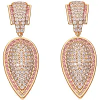 NAEMI Oorbellen goud / pink