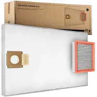 SQOON Serviceset geschikt voor Parkside PPWD 30 - Gelijk aan model: 30381494, PPVFT 30 A1 - Ideaal voor het vervangen van stofzakken en filter in nat- en droogzuigers