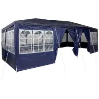 vidaXL Partytent Blauw 800 x 400 x 266 cm Polyetheen