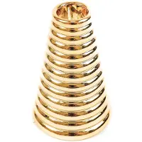 Housevitamin - Kandelaar kerstboom - Goud - 8x8x11cm