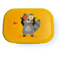 Amuse Lunchbox met clip Otter - 500ml - Broodtrommel met Kindveilige sluiting - Lunchbox voor kinderen - BPA-vrije Lunchtrommel - Groen