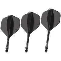 Winmau Fusion Solid Black - Dart Flights S