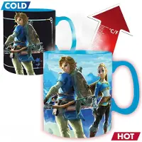 The Legend of Zelda - Gaming Kop - Zelda & Link - Magische Mok - voor Geen - meerkleurig - Maat Standard