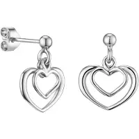Glow 107.2342.00 Dames Oorbellen - Oorknopjes - Sieraad - Zilver - 925 Zilver