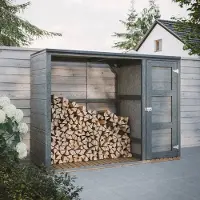Intergard Houtberging haardhoutberging 75x217x159cm