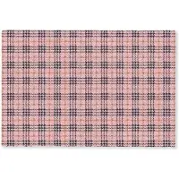 MuchoWow Deurmat 90x60 cm - Droogloopmat Plaid - Patroon - Schotse - Roze - Mat voor binnen - Schoonloopmat - Deurmatten met print - Inloopmat