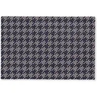 MuchoWow Deurmat 60x40 cm - Droogloopmat Plaid - Patroon - Ruit - Blauw - Mat voor binnen - Schoonloopmat - Deurmatten met print - Inloopmat