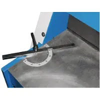 MetallKraft Manuele voetbediende plaatschaar werkbreedte 1050 mm plaatdiktes tot 1 mm in staal