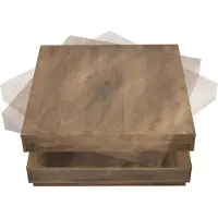 En.casa Salontafel Florenz met draaibaar blad houtkleurig 76x76x38 cm []