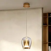 Schuller Valencia Glazen hanglamp Suspiro, crème / amber, Woon-/ Eetkamer, Glas, hanglamp