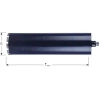 Rotec Diamantboor NAT 14x400x1/2 ring 1,8x9,0 blauw - 7700140