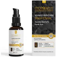 Mineaderm Advanced Brightening Vitamin C Serum with 10% Ascorbic Acid and Ferulic Acid – Antioxidant Facial Serum for Radiant Complexion Moisturizer against Skin Imperfections - 30ml