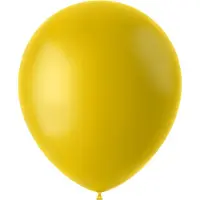 Folat - ballonnen Tuscan Yellow Mat 33 cm - 10 stuks