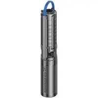 Grundfos Onderwaterpomp 3-fase pomp 4" met enkelfasige PSC motor in RVS 304 AISI SP 3a-15 1,1kw - 3.4A - 3 x 400V - Rp 1.1/4"