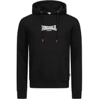 Lonsdale Sweatshirt 'Beetham' zwart / wit
