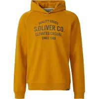 s.Oliver Sweatshirt donkergeel / donkergrijs