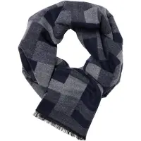 Casa Moda Sjaal blauw, Effen