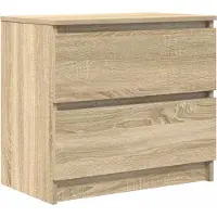 vidaXL Tv-meubel 60x35x54 cm bewerkt hout sonoma eikenkleurig
