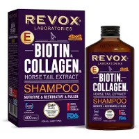 Revox Shampoo Biotin & Collagen – Verzorgend & Herstellend – Voor voller haar – 400 ml