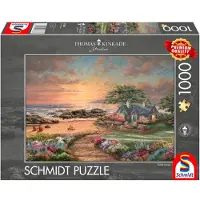 Schmidt - Legpuzzel - Seaside Cottage - Thomas Kinkade Studios - 1000 stukjes - Volwassenen - vanaf 12 jaar