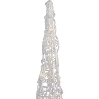QAZQA Kerst kerstboom transparant 60cm incl. LED IP44 - Coni