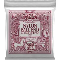 Ernie Ball 2409 Ernesto Palla Nylon Ball End Silver Set 28-42