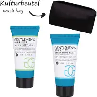 Accentra Badeset GENTLEMEN'S GROOMING in Kulturbeutel, inkl. 60ml Hair- & Bodywash, 60ml After Shave Balm, Du
