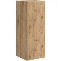 vidaXL TV Wandkast 30 x 31 x 80 cm Ambachtelijk Eiken Bewerkt hout