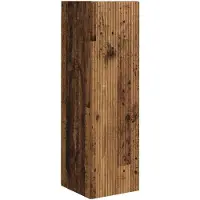 vidaXL TV Wandkast 30 x 31 x 100 cm Oud Hout Bewerkt hout