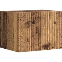 vidaXL TV Wandkast 39 x 31 x 29,5 cm Oud Hout Bewerkt hout