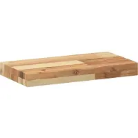 vidaXL Wandschap zwevend olieafwerking 40x20x2 cm massief acaciahout