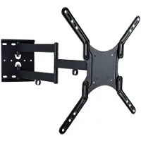 Techly Low Profile Universal LED300 - Kit de montage (montage mural de bras pivotant) - pour TV LCD - noir - Taille d'écran : 23"-55" - montable sur mur