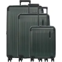 Travelite Dynamiic 4 wielen Kofferset 3-delig met uitbreidingsplooi groente