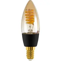 Eglo Smart LED lamp E14 | Kaars C35 | Filament | Goud | Zigbee | 2000K | 4.9W