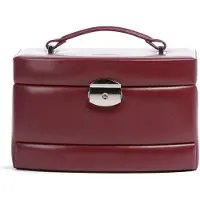 Windrose Sieraden-bewaring 'Merino' bourgogne