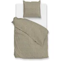 Zohome Zo Home Dekbedovertrek Flanella di Lino - khaki beige 140x200/220cm