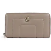 BOSS portemonnee B Icon Ziparound Wallet Open Brown Taupe