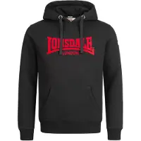 Lonsdale Sweatshirt rood / zwart