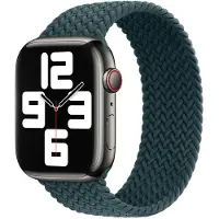 Apple Gevlochten solobandje voor de Watch | 38/40/41/42 mm - Maat 1 - Rainforest