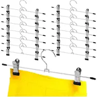 Storage solutions Broekhanger Metaal met Clips 15 stuks - Kleerhanger - Kleerhanges Broeken