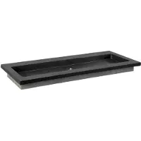 Forzalaqua Wastafel nova doppio gezoet 100.5x51.5x9.5 cm 1 kraangat
