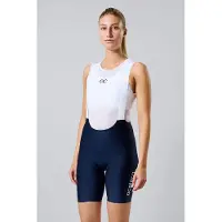 Acelera Intermediate Fietsbroek Dames met Zeem Navy Blauw - Wielrenbroek - Wielerbroek - Mountainbike - Bibshort - Spinning - Fietskleding - Koersbroek - Kort - Bretels - Maat 3XL