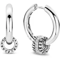 Ti sento Dames Oorbellen - 925 zilver - Zirconia wit - 7981ZI