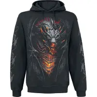 Spiral Sweat à capuche Draconis Homme Noir - Taille XL