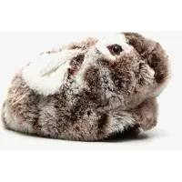Thu!s dames konijnen pantoffel bruin maat 36