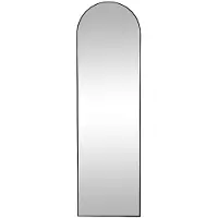 OZAIA Metalen boogspiegel - B50 x H170 cm - Zwart - MAILEN